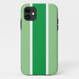 Fun Bright Zwei Tone grüne, weiße Streifen Case-Mate iPhone Hülle