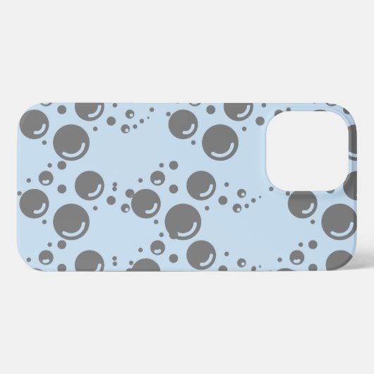 Fun Bubble Muster iPhone Hülle (Rückseite (Horizontal))