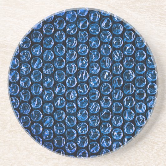 FUN Bubble Wrap Blue Getränkeuntersetzer (Vorne)