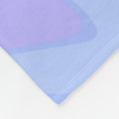 Fun Bubblegum Blasen Giraffe Liquid Swirl Blau Fleecedecke (Ecke)