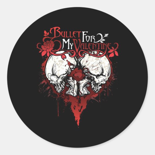 Fun Bullet My For Valentine - Geschenkte Logos Runder Aufkleber (Vorderseite)