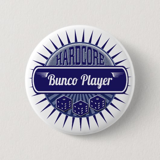 Fun Bunco Party Dice Game Night Button (Vorderseite)