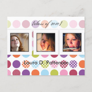 Fun+bunt Polka Punkte, DIY Fotos Postkarten