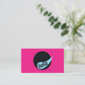 Fun Business Card template Visitenkarte (Stehend Vorderseite)