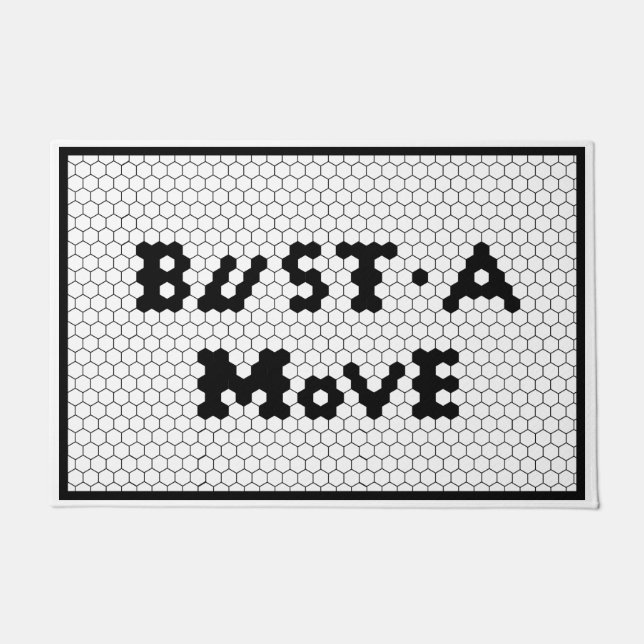 Fun Bust a Move Dance Tile Tile Fußmatte (Vorderseite)