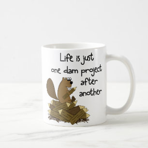 Fun Busy Beaver Dam DIY Zuhause oder Office Gift T Kaffeetasse
