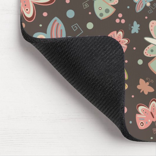 Fun Butterfells Pattern Inspirivity Mouse Pad Mousepad (Ecke)
