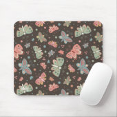 Fun Butterfells Pattern Inspirivity Mouse Pad Mousepad (Mit Mouse)