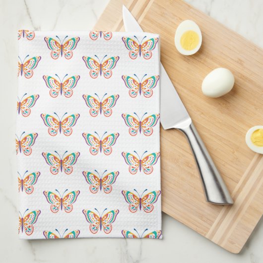 Fun Butterfly Geschirrtuch (Viertel Falte)