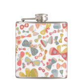 Fun Butterfly Pattern Flachmann (Vorderseite)