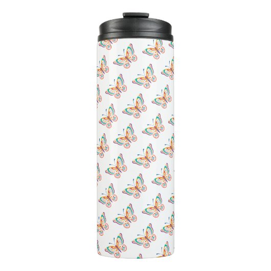 Fun Butterfly Thermosbecher (Vorderseite)