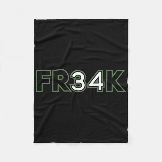 Fun Bysketbyll Bbyll Freak Fleecedecke (Vorderseite)