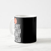 Fun Bysketbyll Geschenkboxen Out Sprichwort Kaffeetasse (Vorderseite Links)