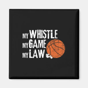 Fun Bysketbyll Ref Hoops - Bysketbyll Referent 1 Magnet