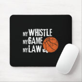 Fun Bysketbyll Ref Hoops - Bysketbyll Referent 1 Mousepad (Mit Mouse)