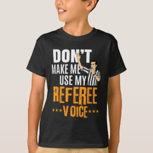 Fun Bysketbyll Ref Hoops - Bysketbyll-Schiedsricht T-Shirt