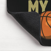 Fun Bysketbyll Referenzen Geschenk I Hoops Ref 1 Mousepad (Ecke)