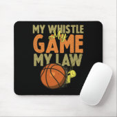 Fun Bysketbyll Referenzen Geschenk I Hoops Ref 1 Mousepad (Mit Mouse)