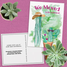 Fun Cactus we moved South West Announcement