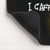 Fun Caffeinate Text mit Sonnenschein Mousepad (Ecke)