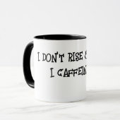 Fun Caffeineinating mit Sun Tasse (Vorderseite Links)