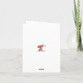 Fun Cake Zuckerguss leckende Zunge Katze Tier Spaß Karte (Rückseite)