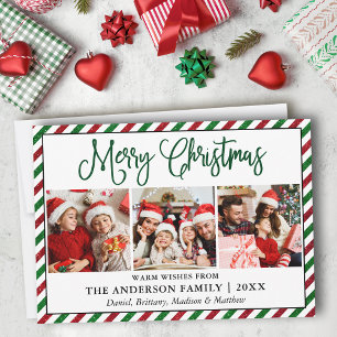 Fun Calligrafie Weihnachten 3 Foto Glitzer Streife
