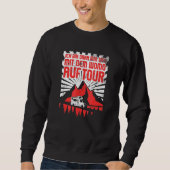 Fun Camper Camping Karawane Unterkunft 1 Sweatshirt (Vorderseite)