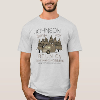 Fun Camping Family Wiedersehen T-Shirt
