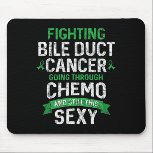 Fun Cancer Fighter Bile Duct Cancer Patient Chemo Mousepad
