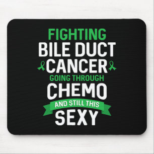Fun Cancer Fighter Bile Duct Cancer Patient Chemo Mousepad