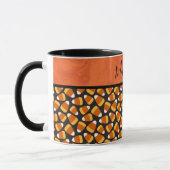 Fun Candy Corn Muster Personalisiert Tasse (Links)