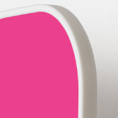 Fun Candy Pink Slim White Racing Streifen Pickleball Schläger (Linke Seite)