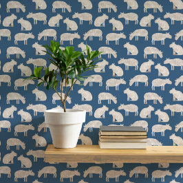 Fun Capybara Kunst Tapete