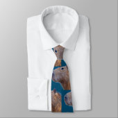 Fun Capybara Neck Tie Krawatte (Gebunden)