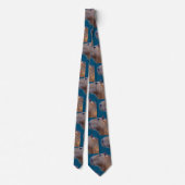 Fun Capybara Neck Tie Krawatte (Rückseite)