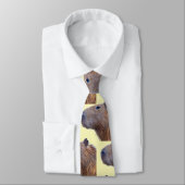 Fun Capybara Neck Tie Krawatte (Gebunden)