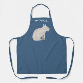 Fun Capybara Personalisiert Schürze (Vorderseite)
