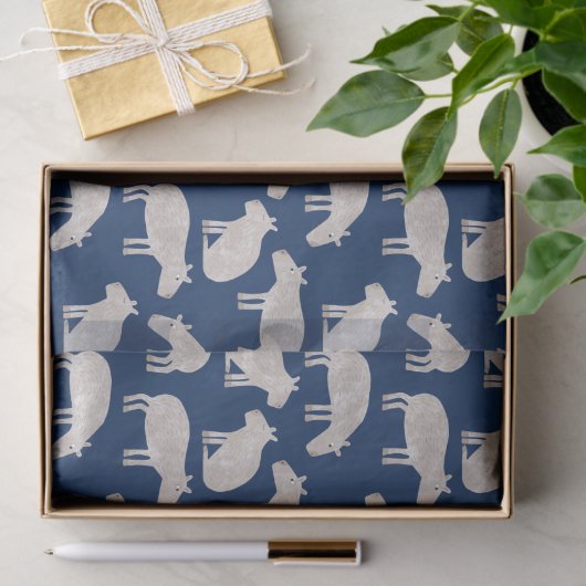 Fun Capybara Seidenpapier (Geschenk)