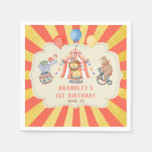 Fun Carnival Circus Festival Serviette (Vorderseite)