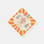 Fun Carnival Circus Festival Serviette (Ecke)