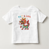 Fun Carton Dragon Chinesisches Neujahr Fu Kinder G Kleinkind T-shirt (Vorderseite)