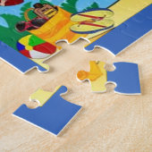 Fun Cartoon am Strand Puzzle (Seite)
