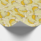 Fun Cartoon Bananas Dschungel Party Thema Geschenkpapier (Ecke)