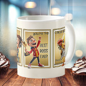 Fun Cartoon Bester Boss je Kaffeetasse