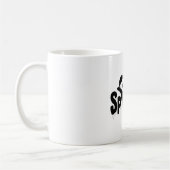 Fun Cartoon Character Logo T - Shirt Kaffeetasse (Links)