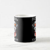 Fun Cartoon Dog Design Kaffeetasse (Mittel)