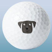 Fun Cartoon Dog Golfball
