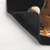 Fun Cartoon Dog Skigenuss Mousepad (Ecke)