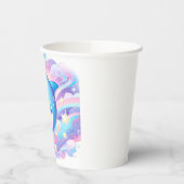 Fun Cartoon Dolphin Babydusche Pappbecher (Links)